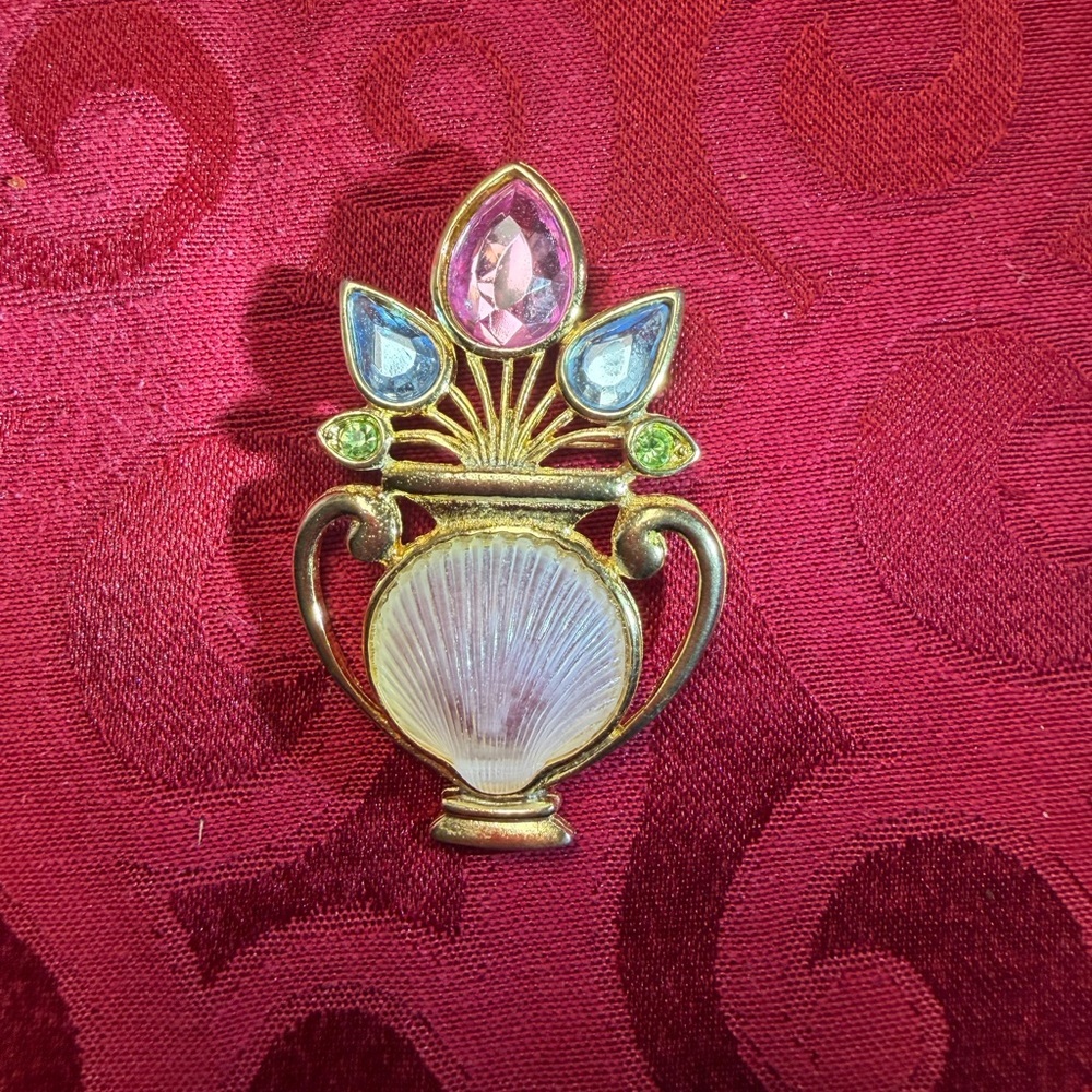 1980 Rhinestones Brooch